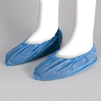 Cubrezapatos desechable de plastico cpe - Guantes de Vinilo, Latex y Nitrilo - Bolsas de Autocierre 