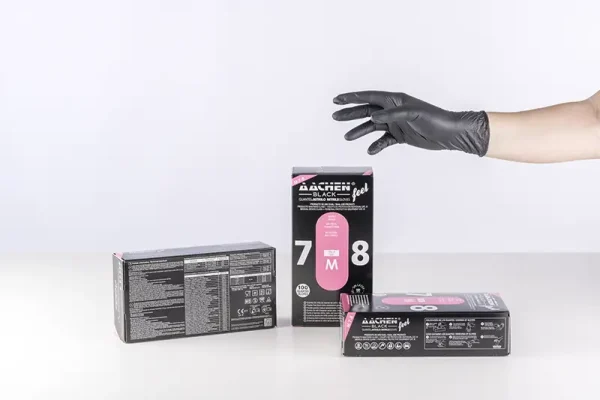 Guante de nitrilo negro - AACHENFEEL BLACK