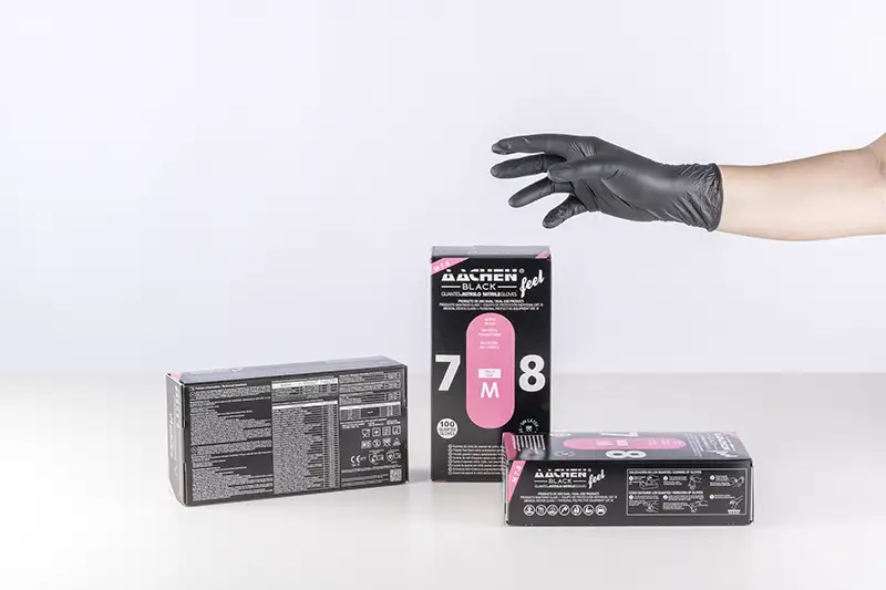 Guante de nitrilo negro – AACHENFEEL BLACK