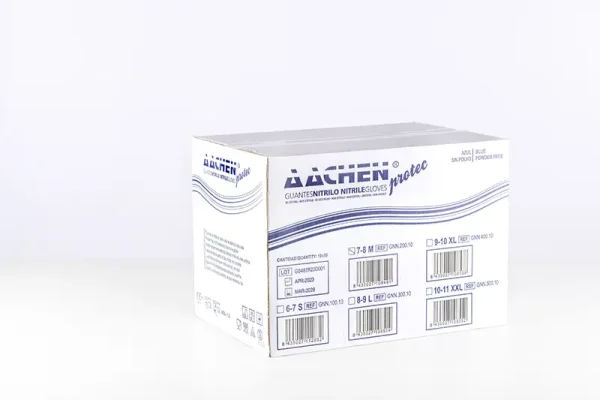 Guante de nitrilo extragrueso para prácticas de alto riesgo - AACHENPROTEC - Imagen 2