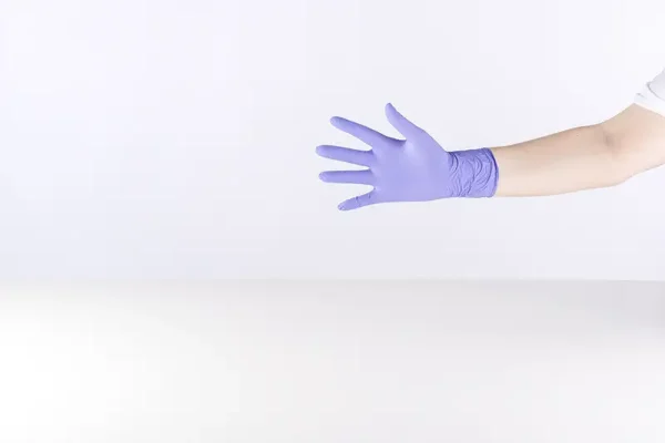 Guante de nitrilo azul-violeta AACHEN - Imagen 4