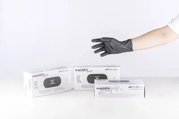 Guante de nitrilo diamantado extragrueso - AACHEN ULTRAGRIP - Imagen 2