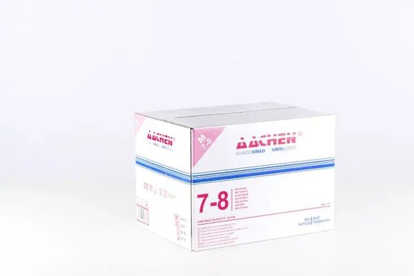 Guante de vinilo azul AACHEN - Imagen 2