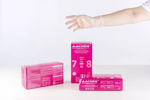 Guante de vinilo AACHEN sin polvo