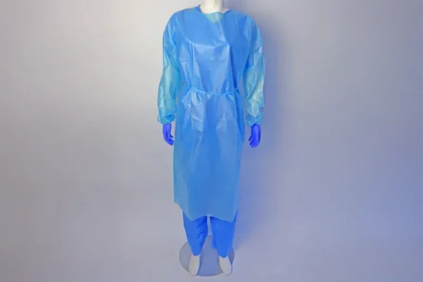 Bata de protección biológica impermeable