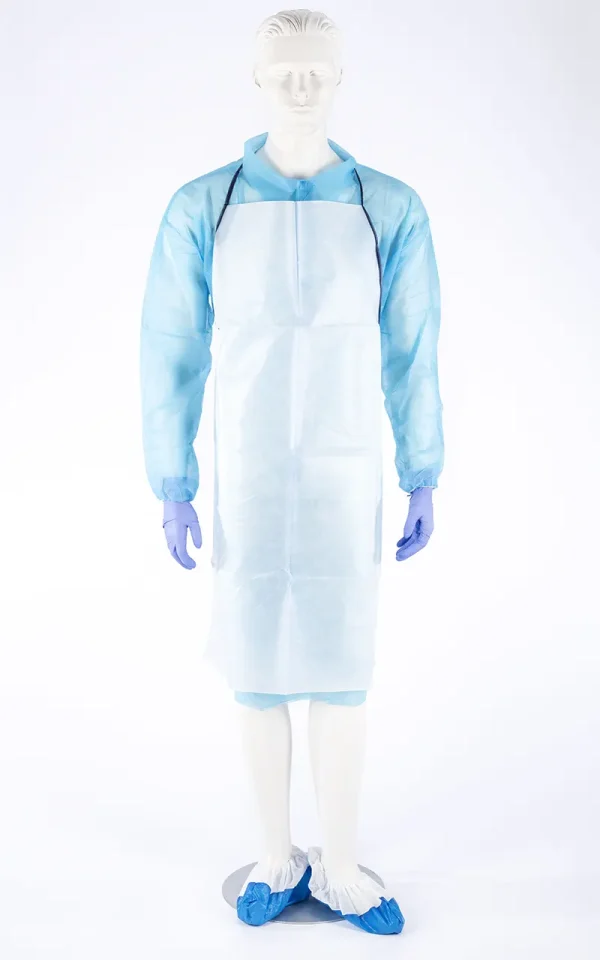 Delantal desechable de Polietileno plastificado