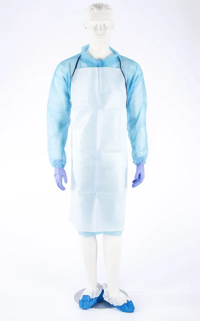Delantal desechable de Polietileno plastificado