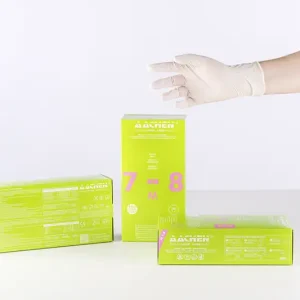 Guante de látex  AACHEN sin polvo