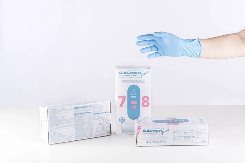Guante de nitrilo grueso – AACHENFORTIS STANDARD