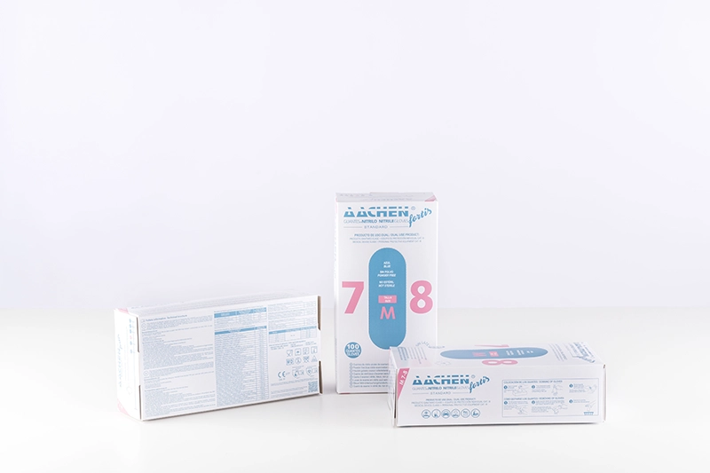 Guante de nitrilo grueso - AACHENFORTIS STANDARD - Imagen 4