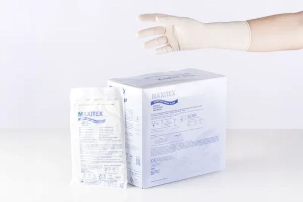 Guantes quirúrgicos de látex con polvo - MAXITEX