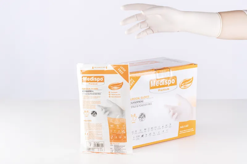 Guantes quirúrgicos Poliisopreno – MEDISPO PREMIUM