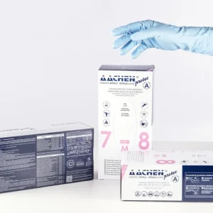 Guante de nitrilo extragrueso para prácticas de alto riesgo - AACHENPROTEC A