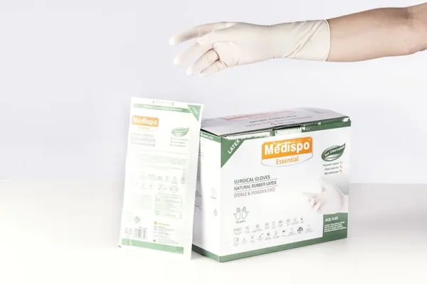 Guantes quirúrgicos de látex sin polvo - MEDISPO ESSENTIAL