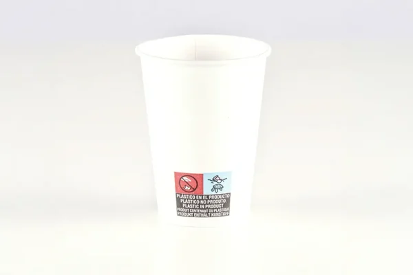 Vasos desechables de cartón
