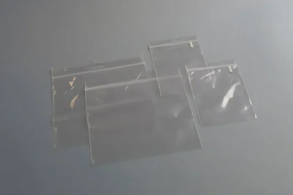 Bolsa con cierre zip transparente con taladro europeo - Imagen 2