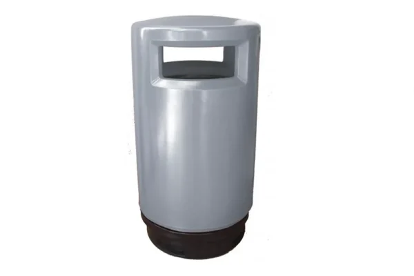 Papelera de gasolinera - de exteriores